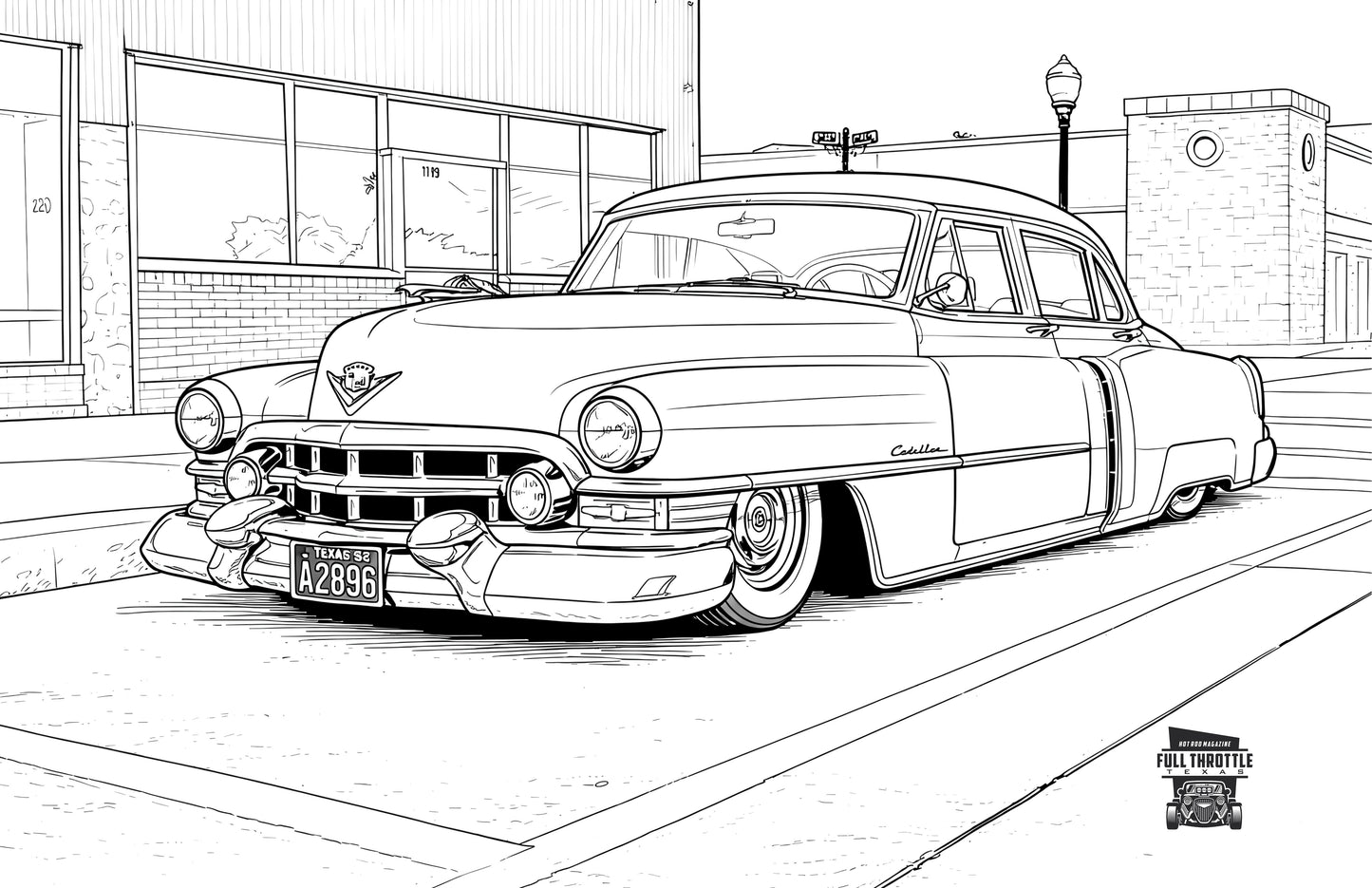 The Ultimate "Cadillac" Coloring Book