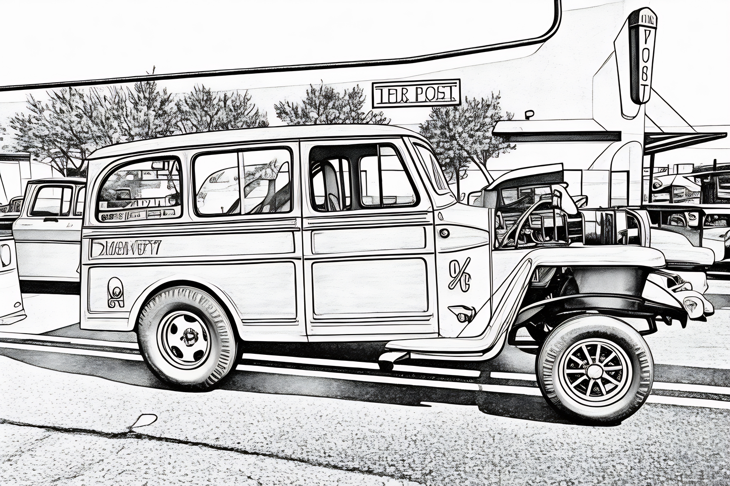 "Gassers" 2024 Coloring Book