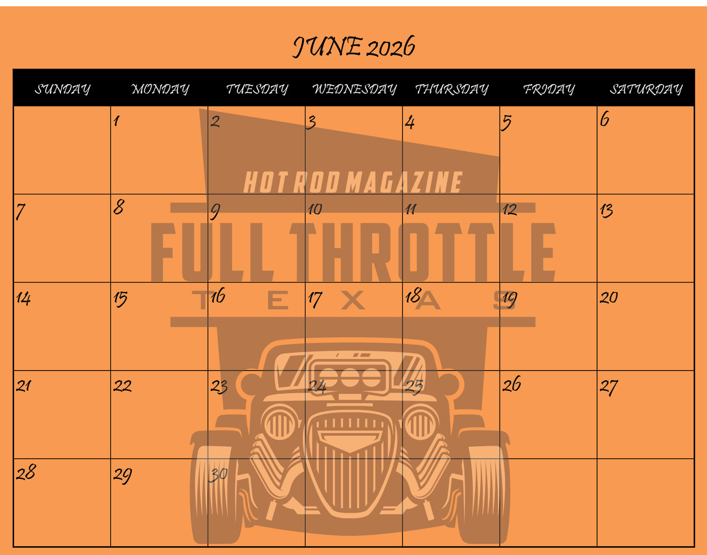 C-10's In The Park 2026 Calendar