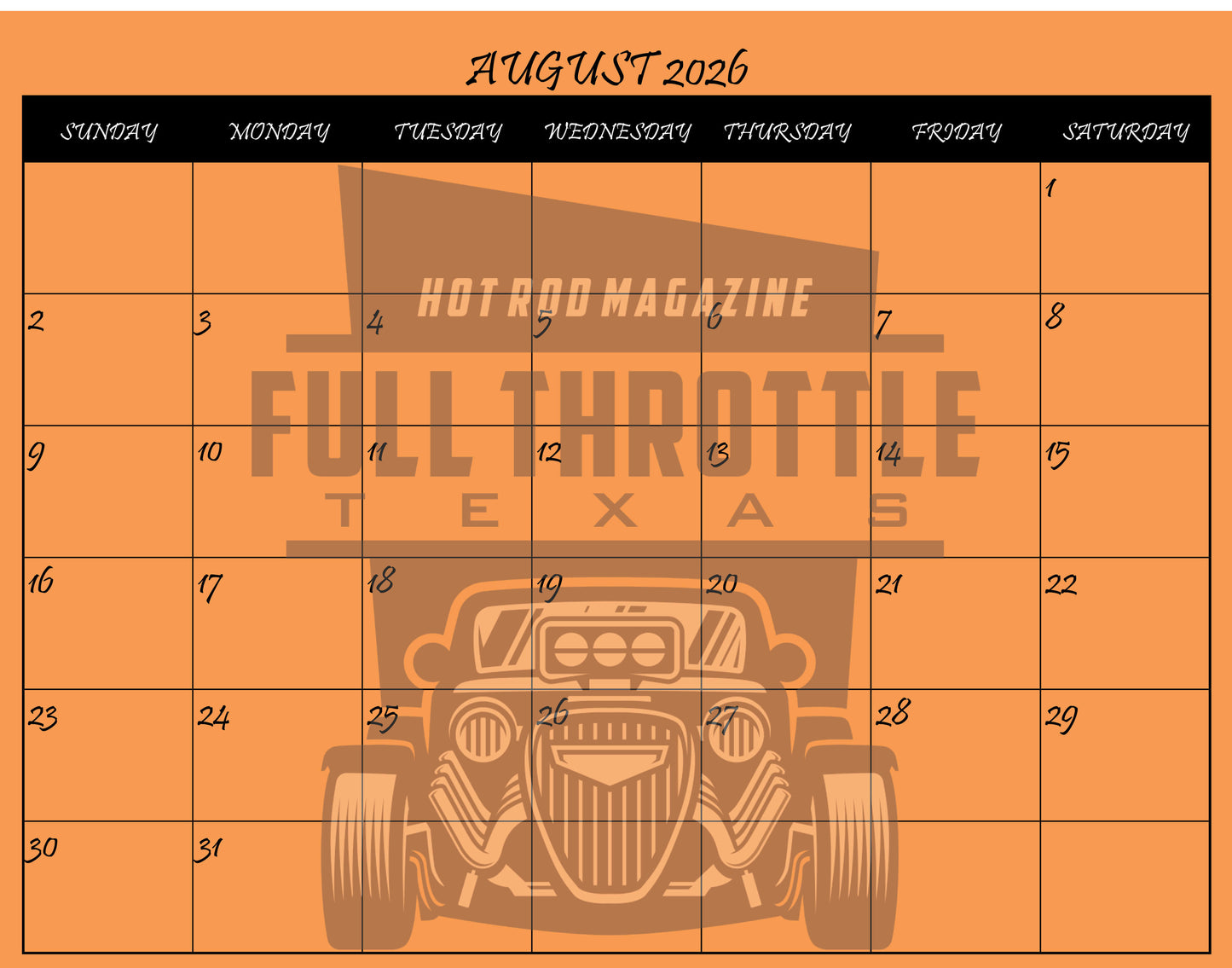 C-10's In The Park 2026 Calendar