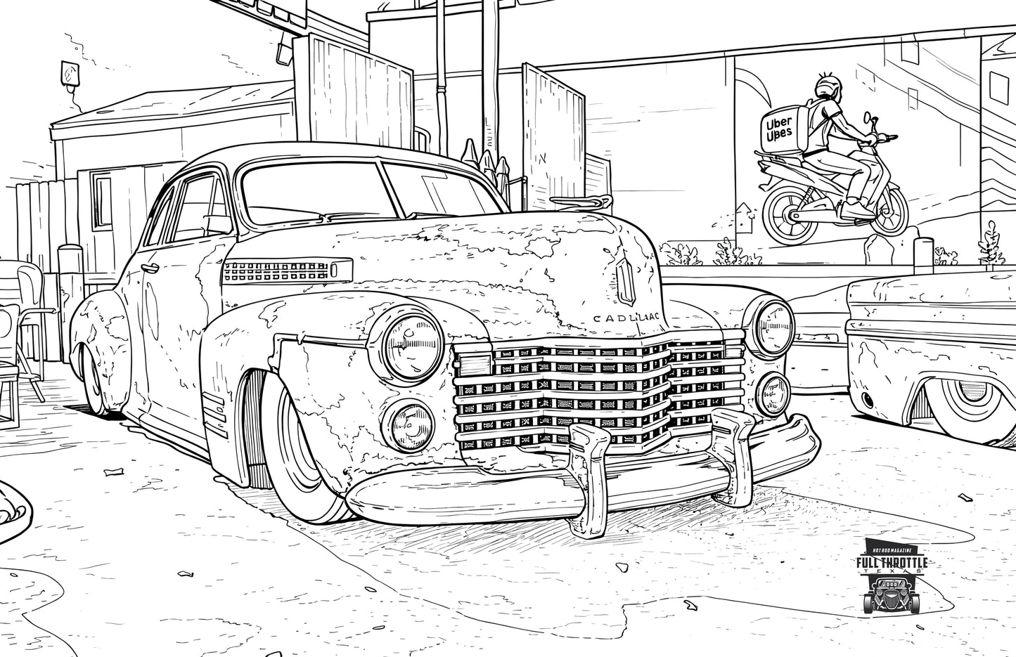 The Ultimate "Cadillac" Coloring Book