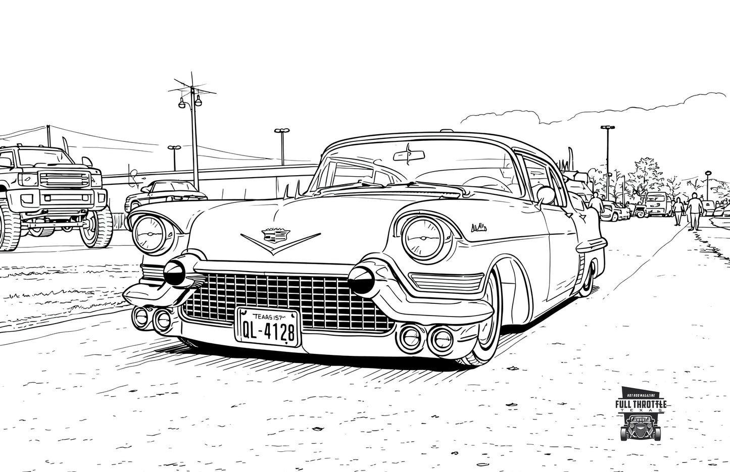 The Ultimate "Cadillac" Coloring Book