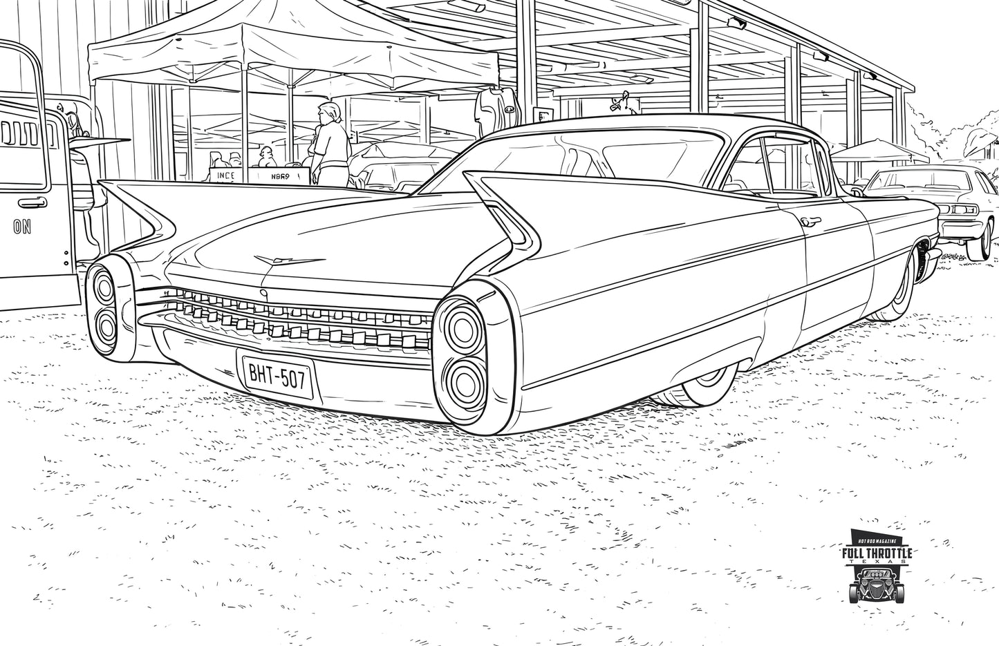 The Ultimate "Cadillac" Coloring Book