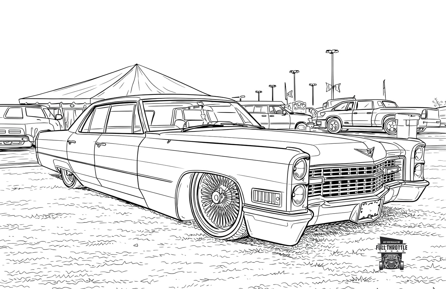 The Ultimate "Cadillac" Coloring Book