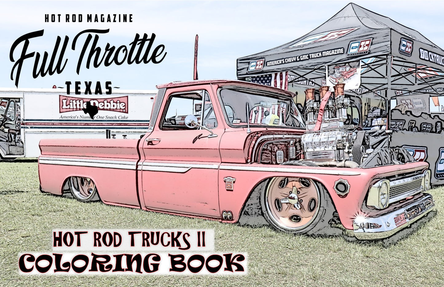 Hot Rod Trucks II Coloring Book