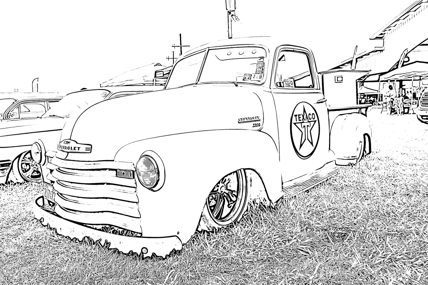 Hot Rod Trucks II Coloring Book
