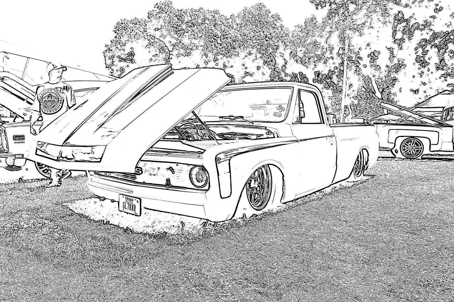 Hot Rod Trucks II Coloring Book