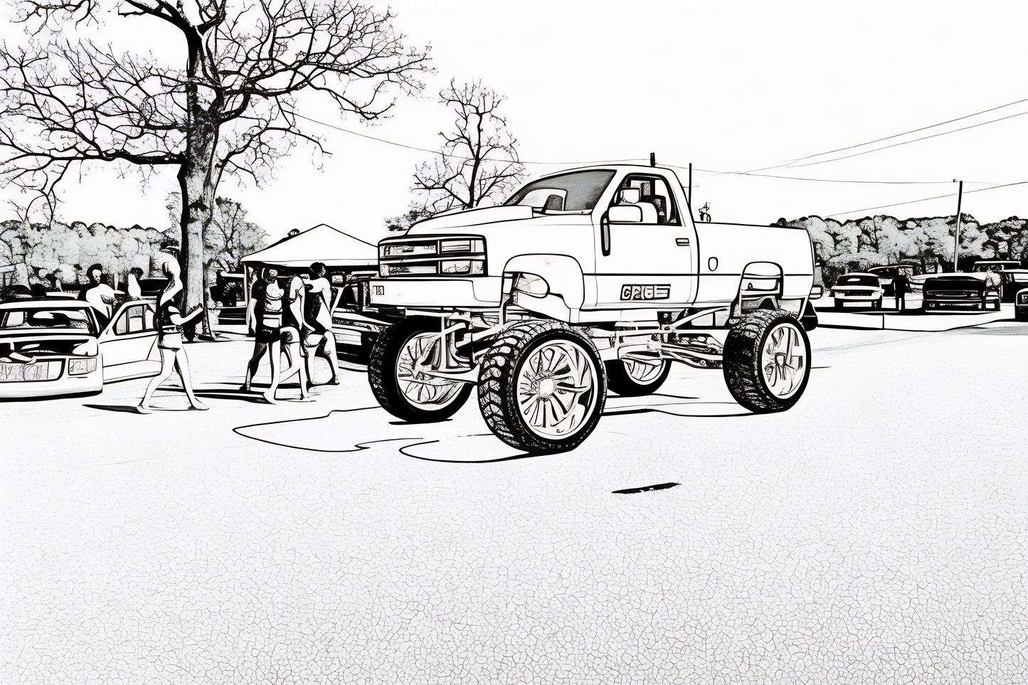 The 4x4 Coloring Book