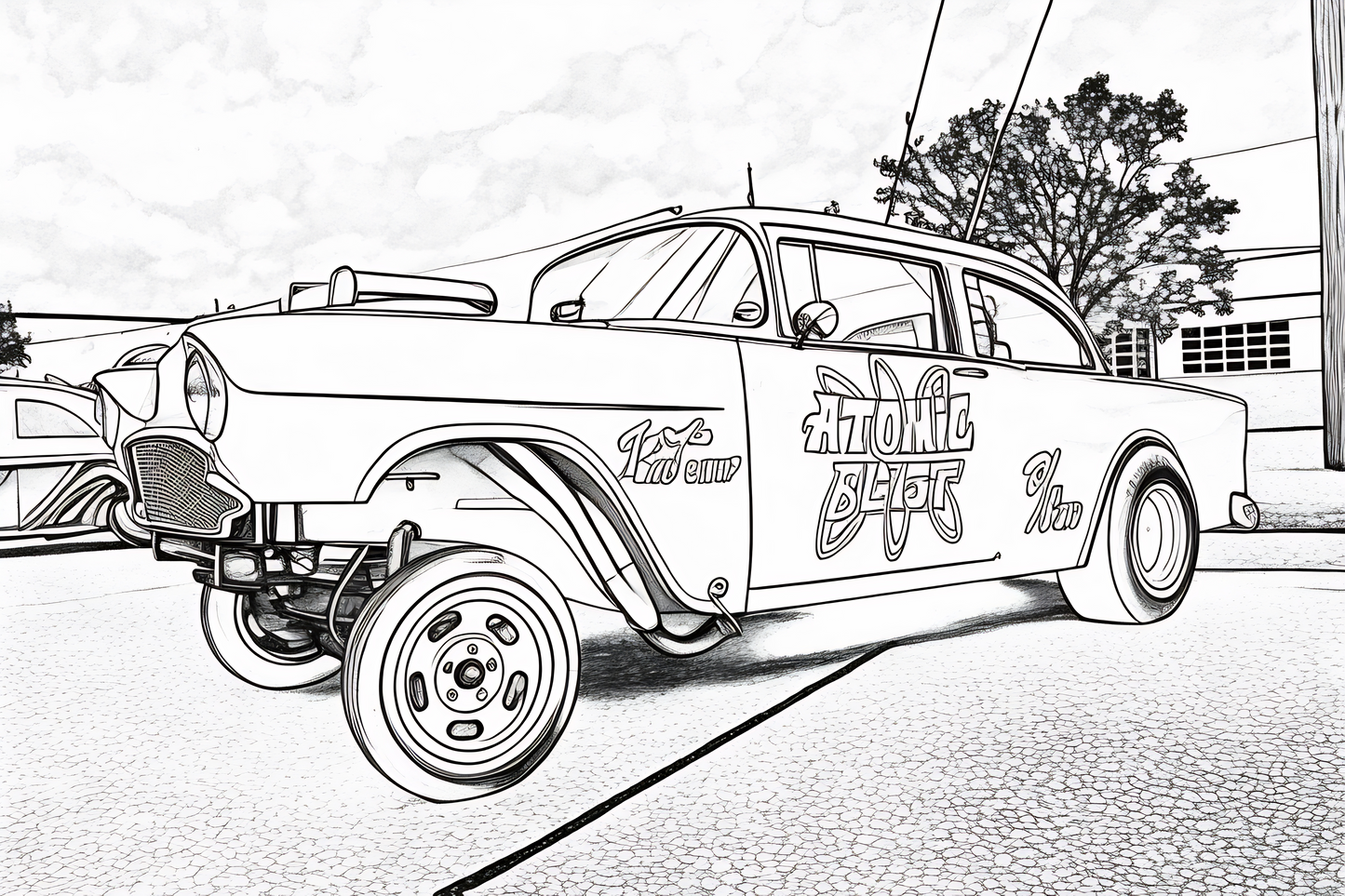 "Gassers" 2024 Coloring Book