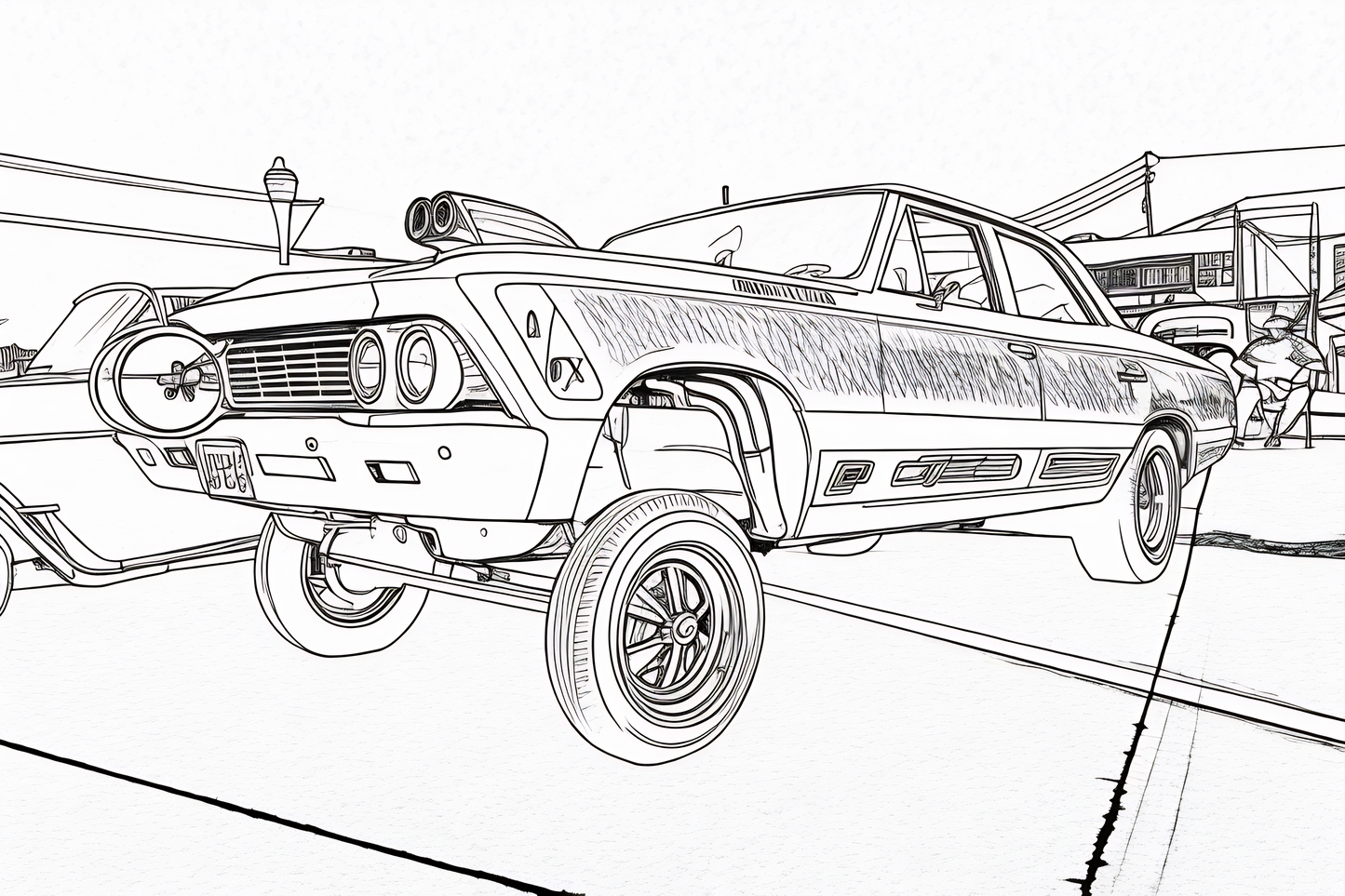 "Gassers" 2024 Coloring Book