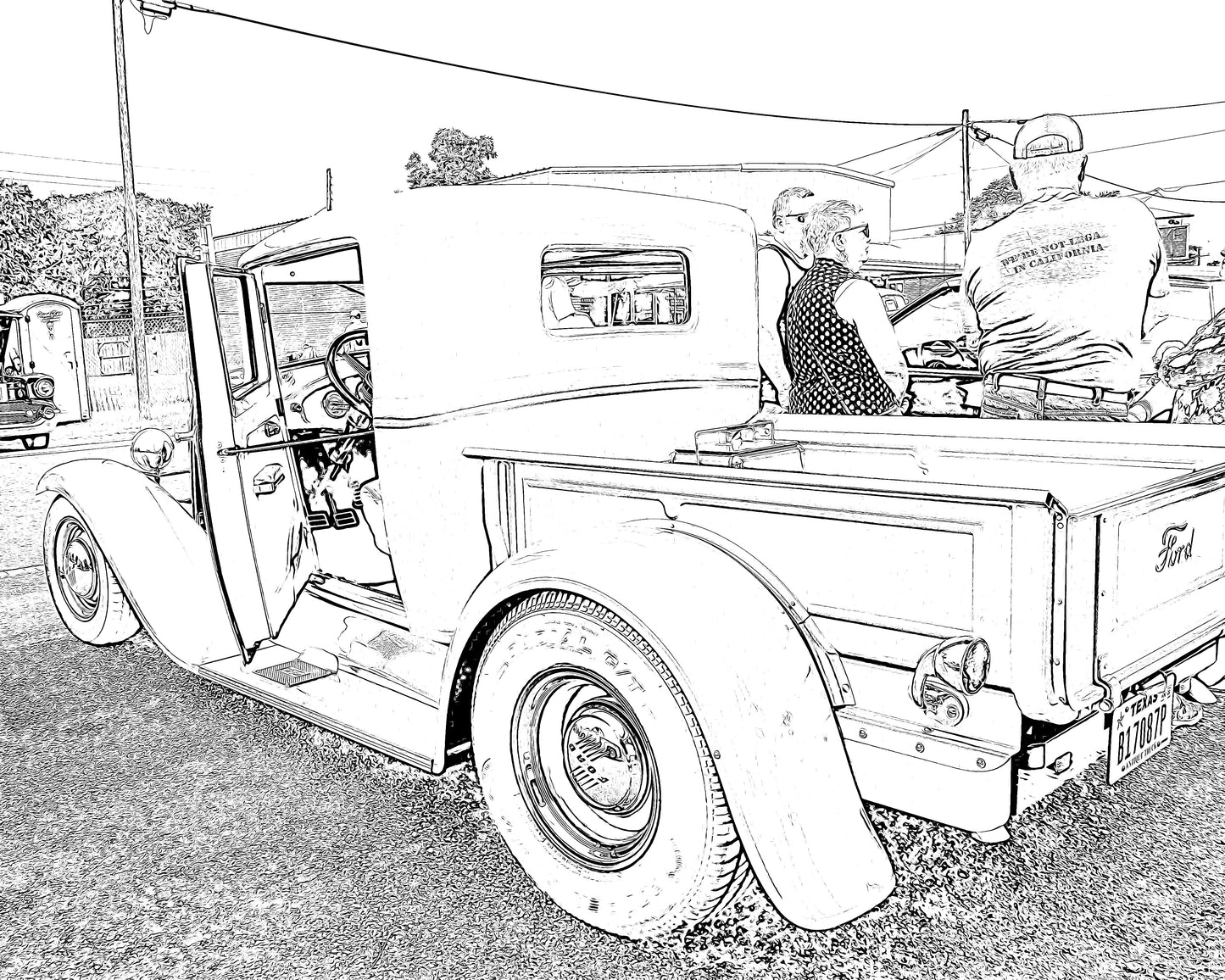 Hot Rod Trucks II Coloring Book