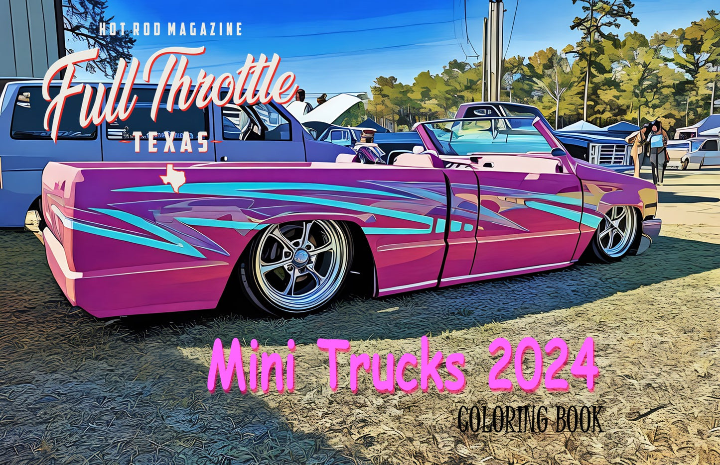 Mini Truckin Coloring Book