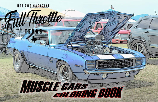Muscle Cars Coloring Book