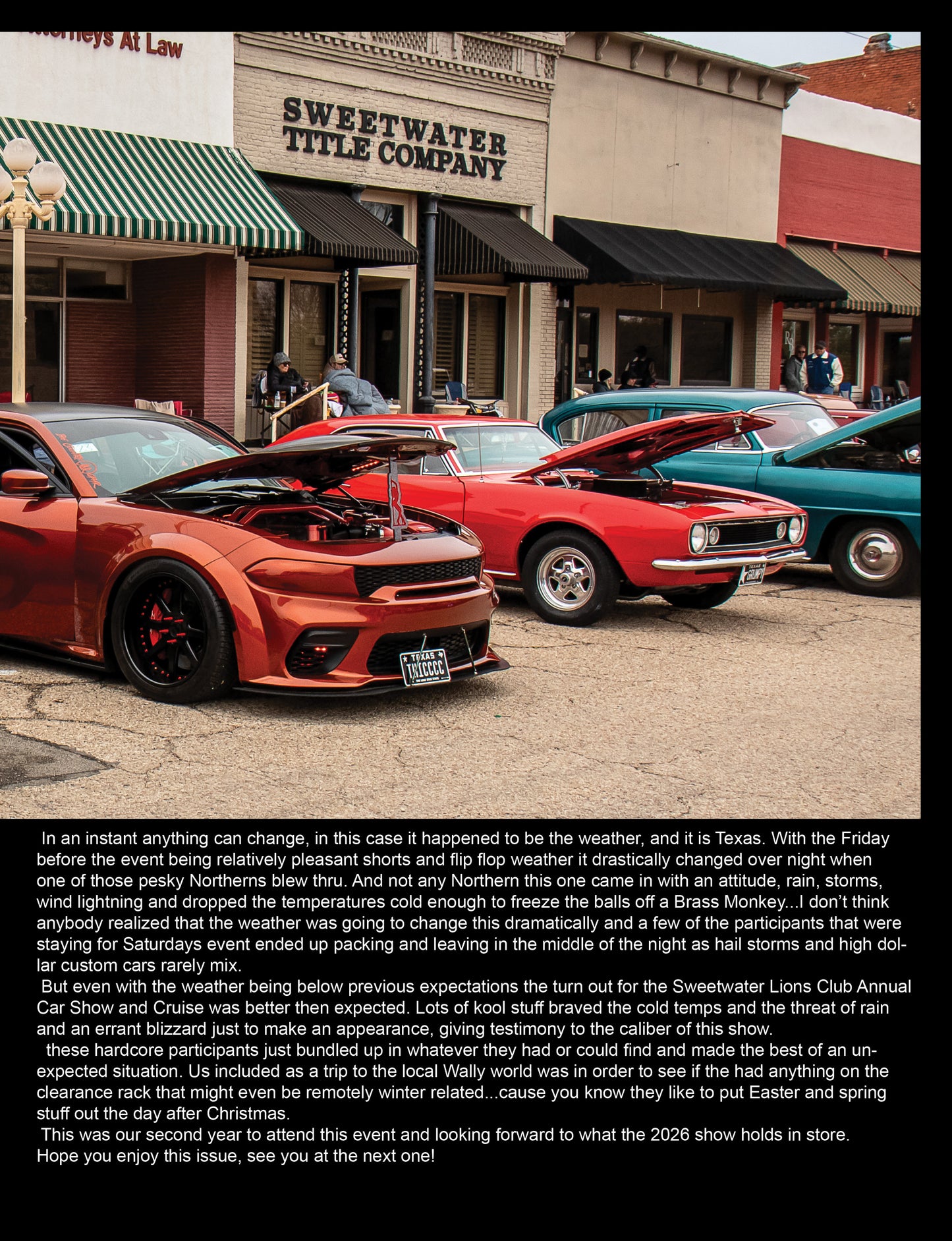 Sweetwater Lions Club Car Show 2025