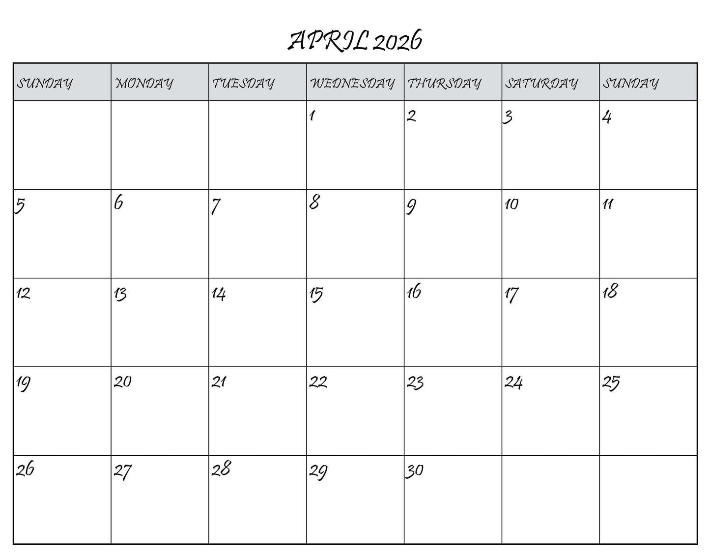 C-10's 2026 Calendar