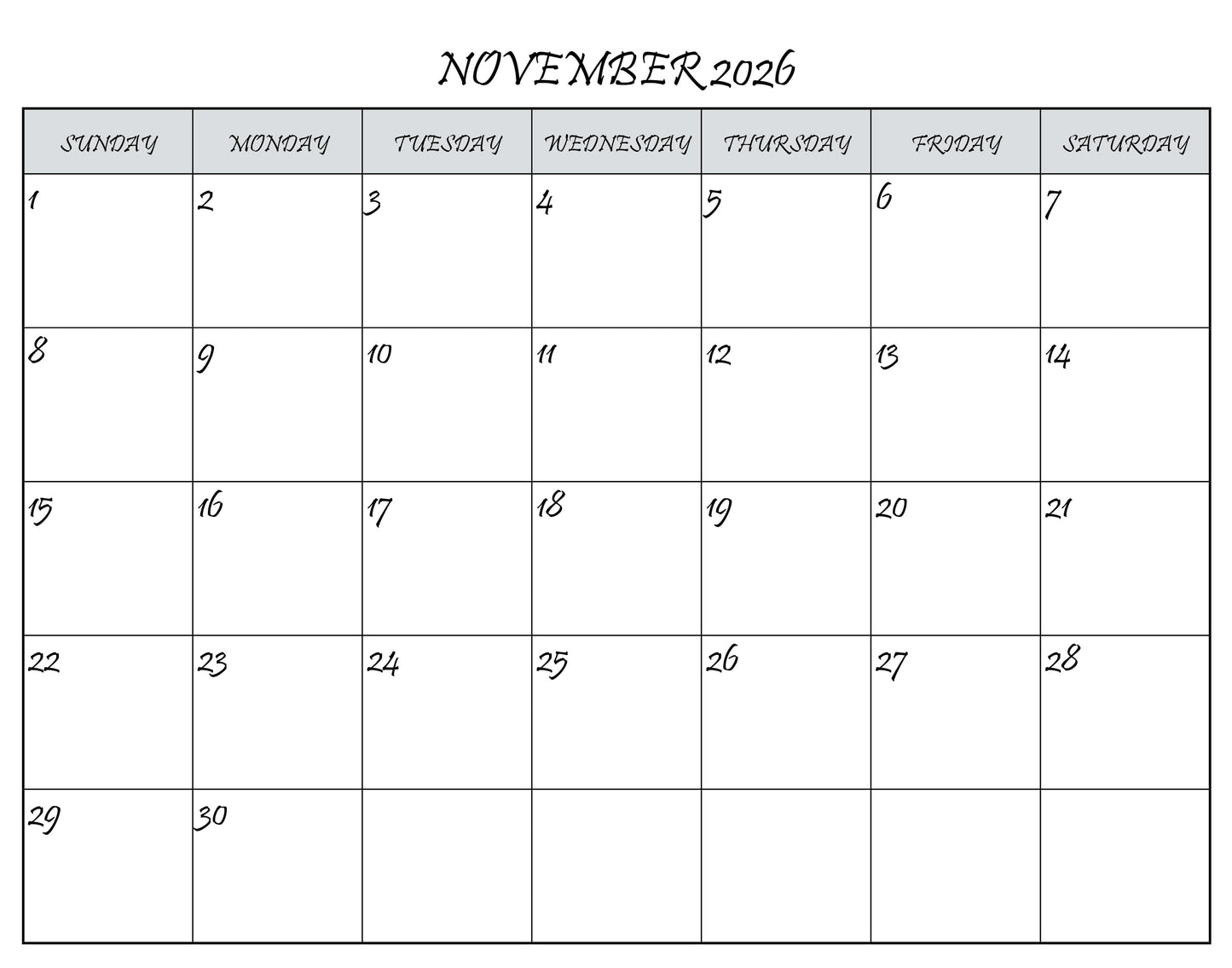 C-10's 2026 Calendar