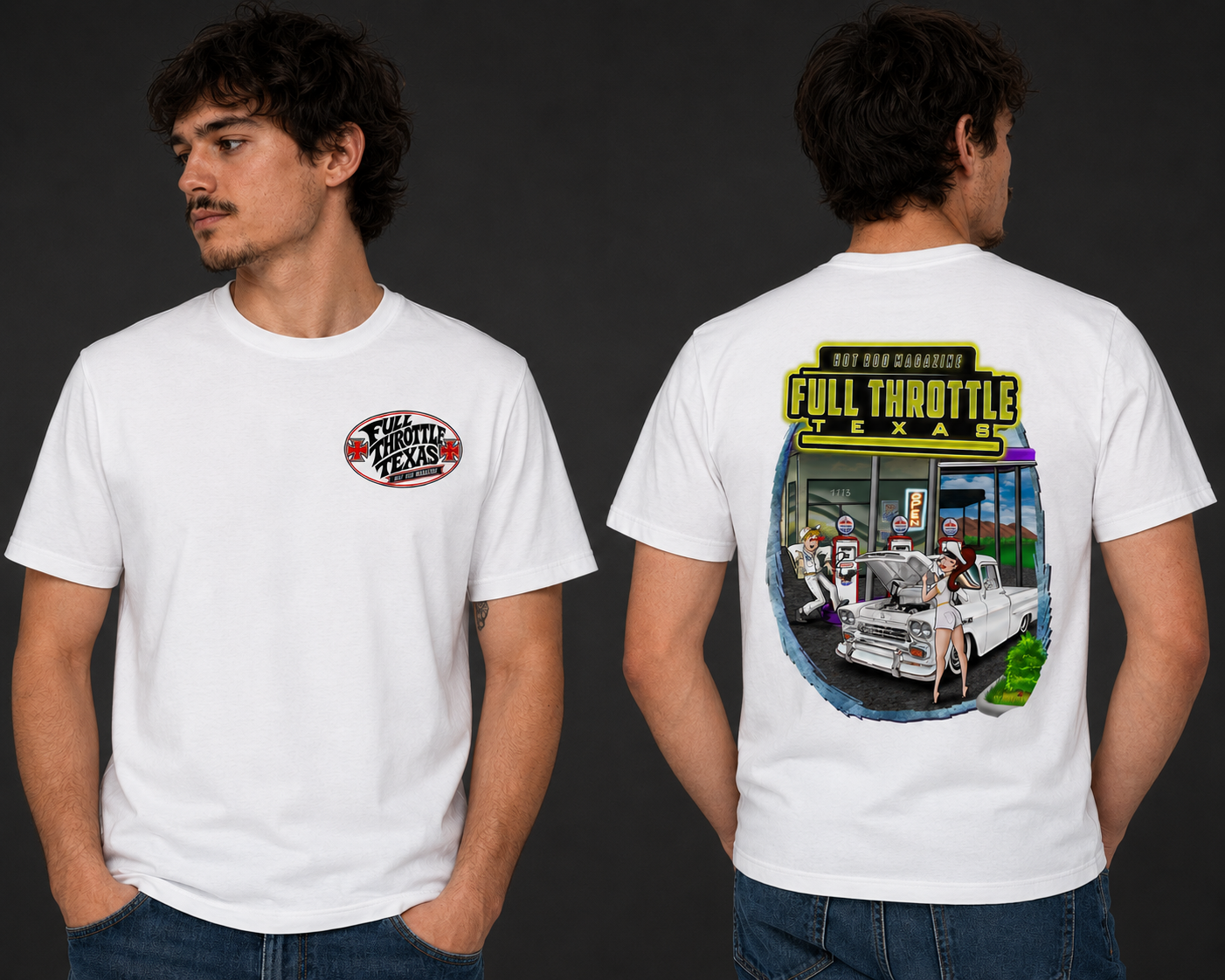 Full Throttle Texas x MPS Magnolia 1959 Chevy Apache Tee