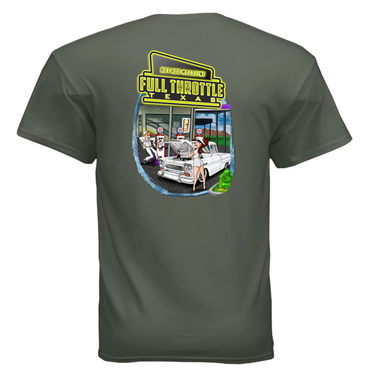 MILITARY GREEN - BACK