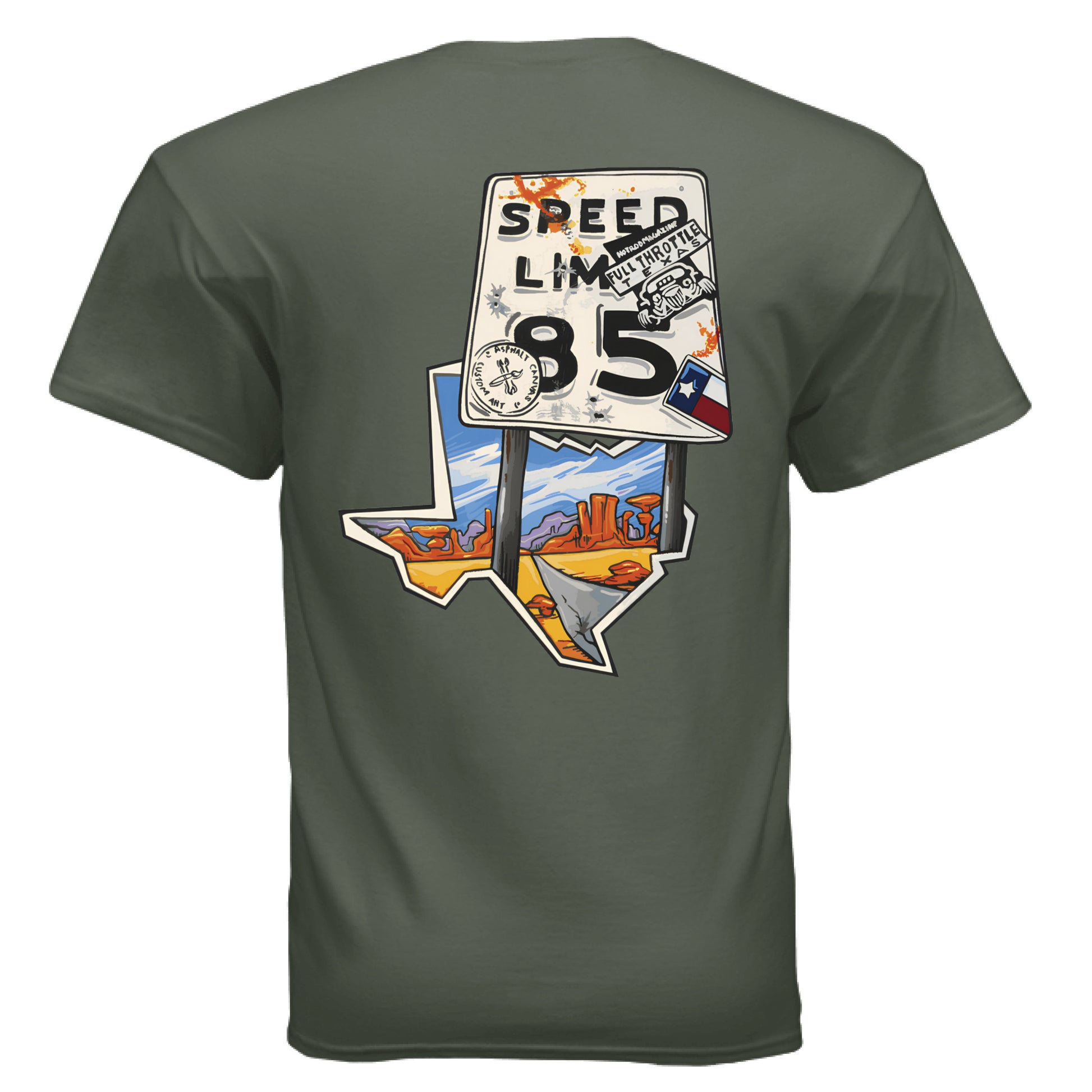 MILITARY GREEN - BACK