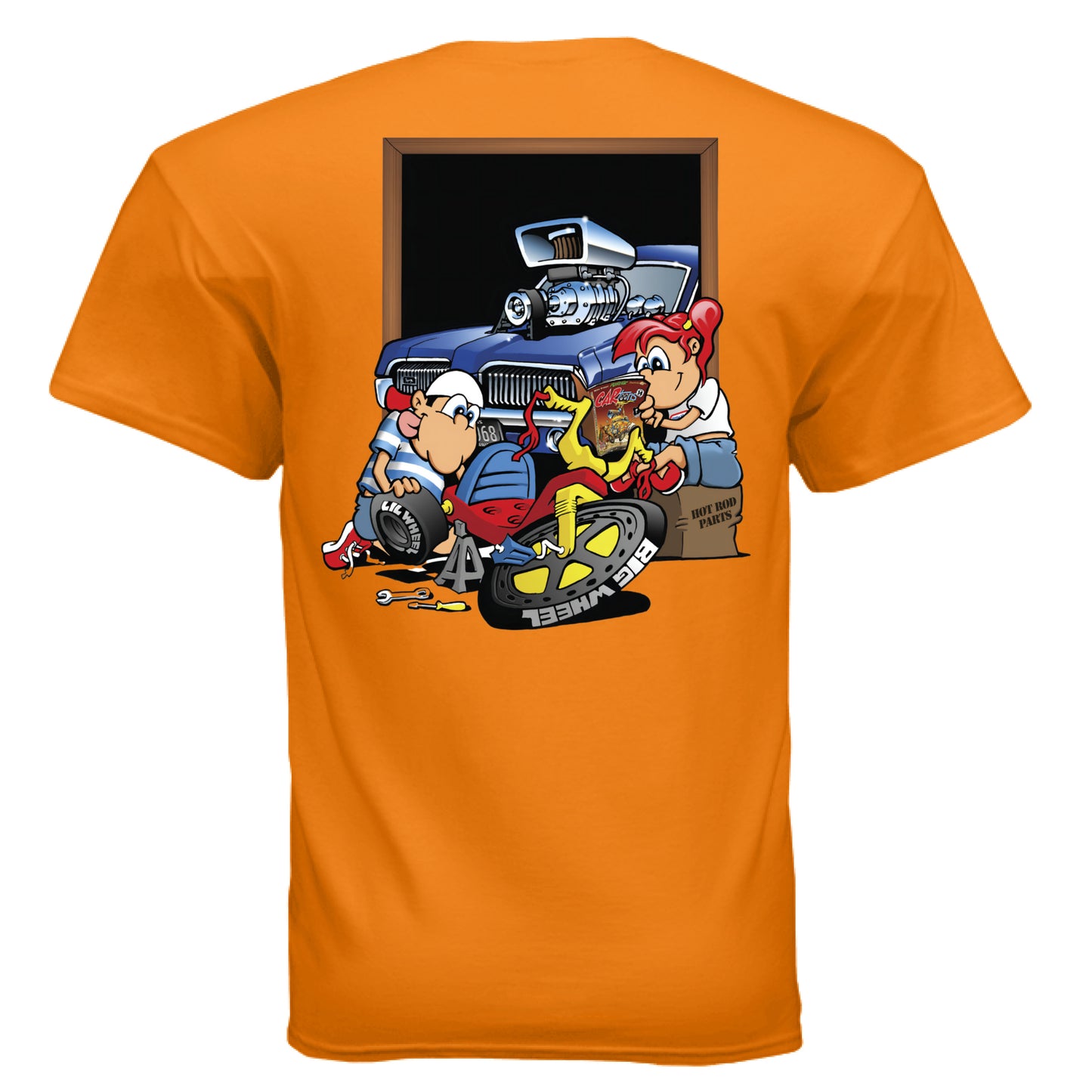 SAFETY ORANGE - BACK