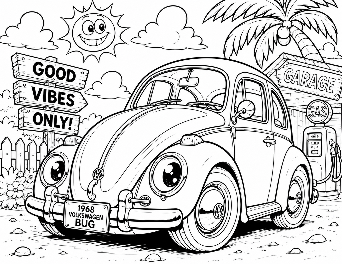 Volkswagen Kids Coloring Book | Classic VW Beetles, Buses & More